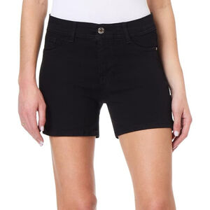 Angels Forever Plus Size 22W 360 Sculpt Mid Thigh Black Jean Shorts NWT